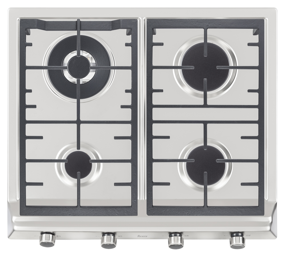 Placa de Gás TEKA EX 60.1 4G AI AL DR Gás Butano-Propano - 58 cm - Inox)