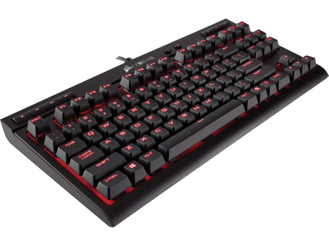 Teclado Gaming CORSAIR K63 (Mecânico - Italiano - Preto)