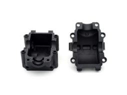 Conjunto Caixa Velocidades Dianteira E Traseira Zd Racing Mt16 1/16 Carros Rc, Preto, 2 Peças, Acessórios Sobressalentes Veículos Modelos 16007 16008