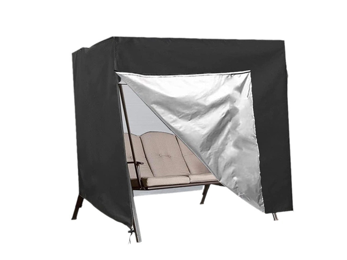 Outdoor Swing Cover 3 Seater Hammock Patio Cover Furniture Garden Glider Chair Cover Heavy Duty Patio Furniture Covers All Weather Protection Zeuxo