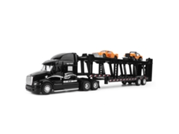 Mali brinquedo Caminhão de Liga 35cm 1:48 com Luz e Som 2 Carros Retrocesso