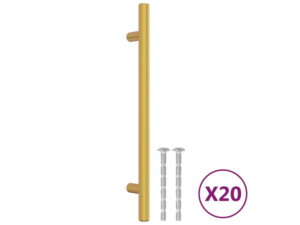 Cabinet Handle, Cabinet Handles Vidaxl Ouro Aço Inoxidável (160 Mm)
