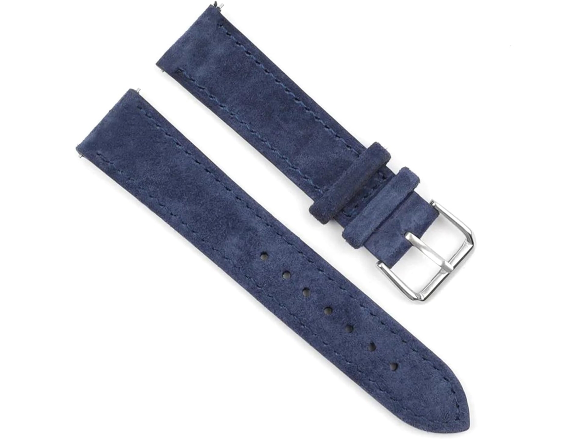 Pulseira de Relógio em com 24 Mm 20 Couro Confortável Água Resistente Desgaste Fivela Aço Inoxidável 20 Mm