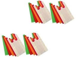 Conjunto de 20 Sacolas Compras Impermeáveis, Ecológicas e Feitas Tecido Não, com Grande Capacidade CHABERLU