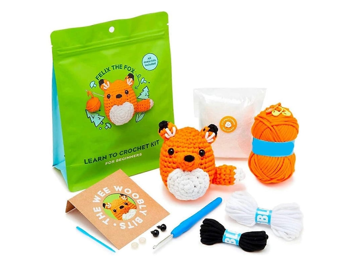 Beginners Crochet Kit Diy Knitting Com Step--step Video C