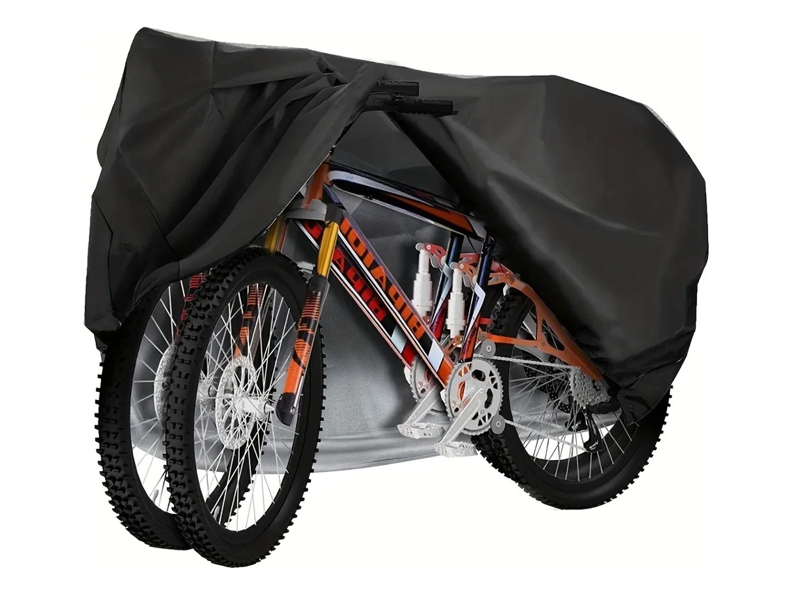 Capa Protetora Para 2 Bicicletas, À Prova D'água, Com Bolsa Inclusa.