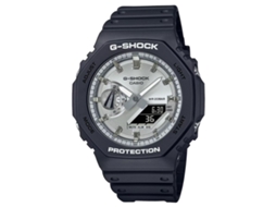 Relógio Masculino CASIO G-SHOCK Oak Silver Dial 45 Mm