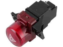 Interruptor De Luz Advertência Alerta 35510 Tr0 H01, Botão Vermelho, Acessório Automotivo Plug And Play Compatível Com