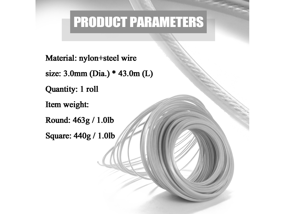 Ferramenta De Jardim Laxiscreed Com Fios De Aço Integrados Para Cortador De Relva, Substituto De Linhas