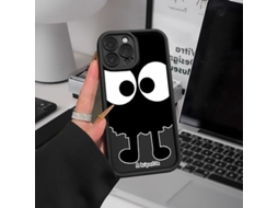 Capa Para Iphone 17 Classic Black Big Eye Coal Ball Cute Emery
