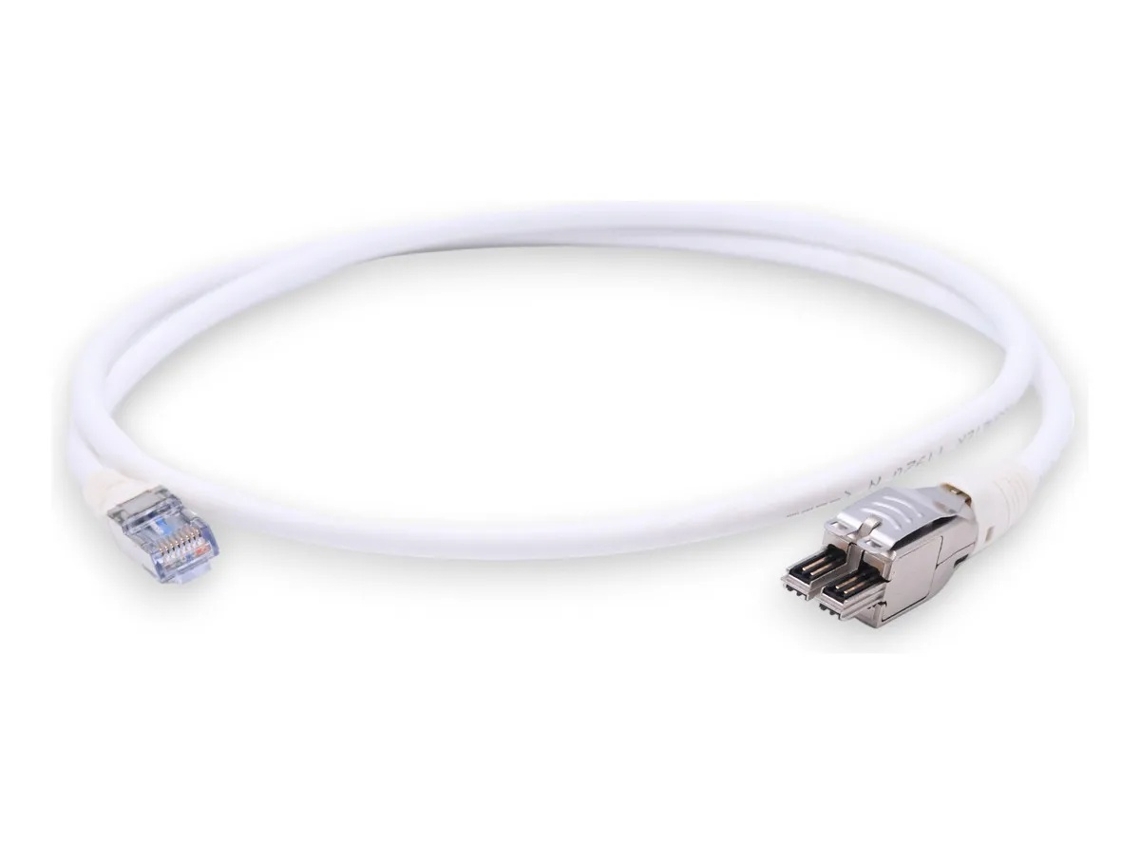 Lurelia Patch Cord F/utp 1 M Branco Rj45, Cabo De Ligação Para Rede Estruturada