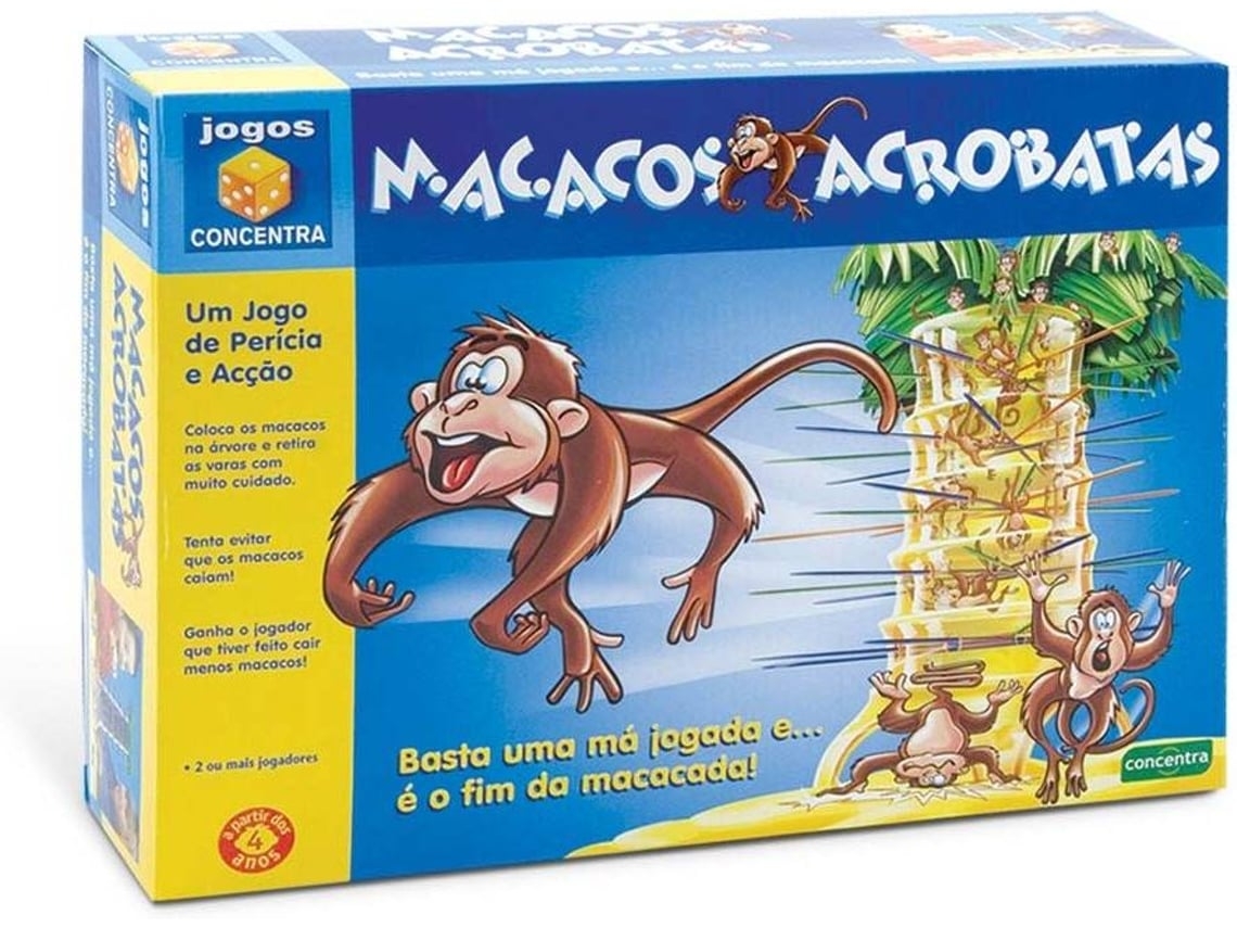 Modelo de jogo com macaco na floresta