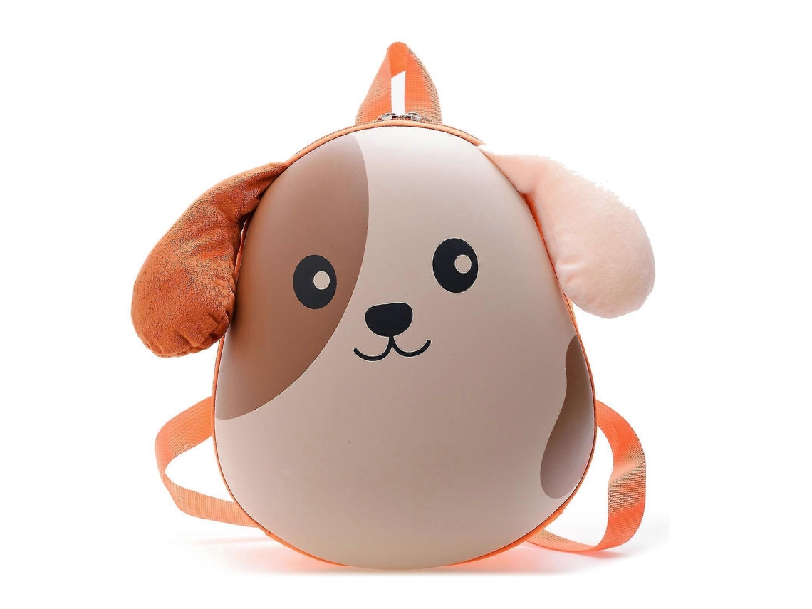 Mochila Infantil Fofa Com Estampa De Animais Em 3d, Alça Ombro Ajustável E Zíper Duplo Db Aquaforge (1 Unidade)