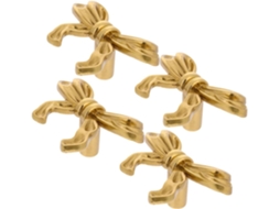 Doitool Conjunto De 4 Puxadores Em Formato Laço Para Cômoda, Armário, Gaveta Ou