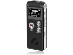 Gravador de voz digital Fikyra 16 GB, recarregável por USB e 30 horas de gravação, reprodutor de áudio digital e MP3, para genérico