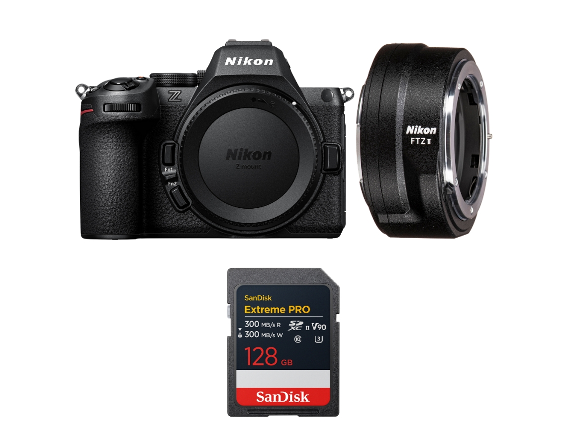Z5 Ii + Ftz Ii + 1 Sandisk 128gb Extreme Pro Uhs ii Sdxc + Ebook “20 Dicas para Fotos Que Impressionam” NIKON