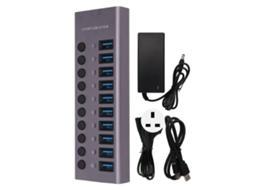 Hub Usb 10 Portas LAXISCREED 5gbps Plug And Play