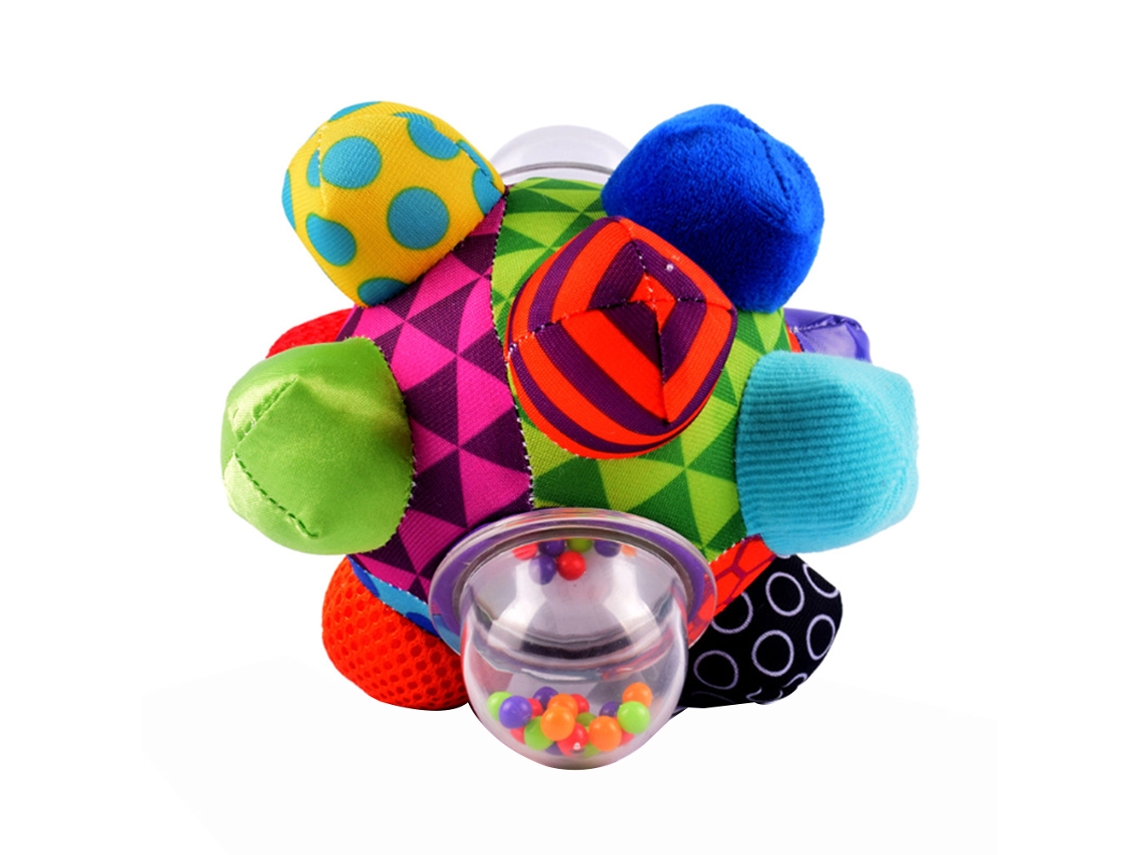 Primerox bola com Protuberâncias Multicolorida Chocalho Brinquedo Sensorial Bebê 0+