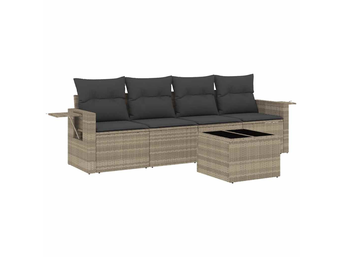 Garden Sofa Set, Garden Sofa Sets Vidaxl Cinzeto Rattan / Vime (n/a)