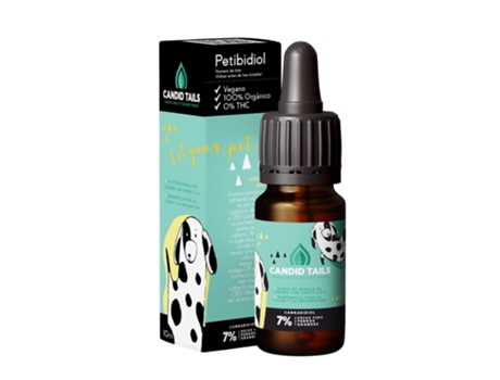 Petibidiol Óleo de CBD CANDIDTAILS para cães grandes 700mg