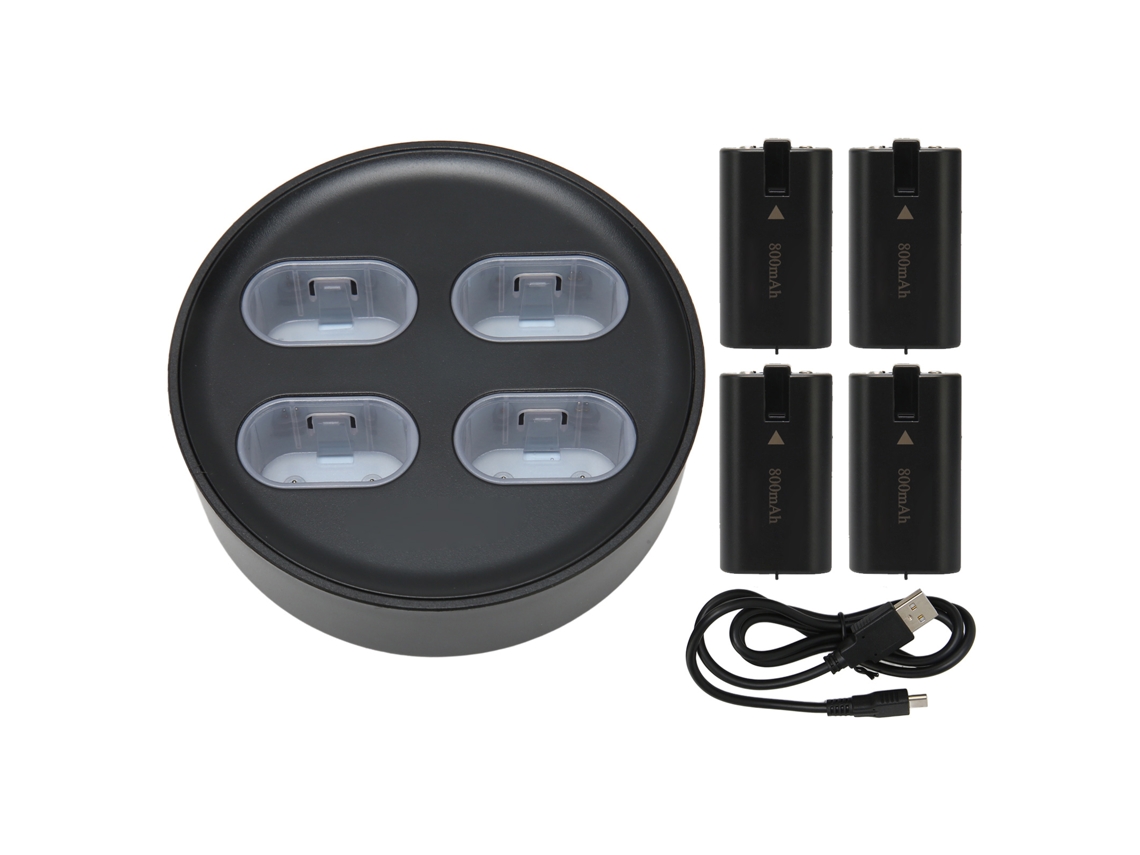 Aetheria carregador de Bateria para Xbox One Controller com 4 Baterias Recarregáveis 800mah