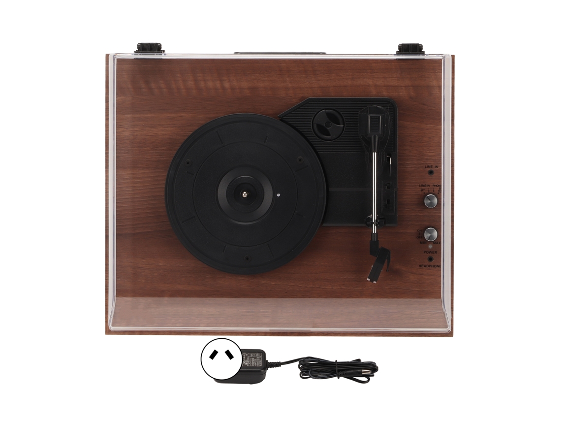 Tocador de Vinil LAXISCREED Bluetooth 3 Velocidades