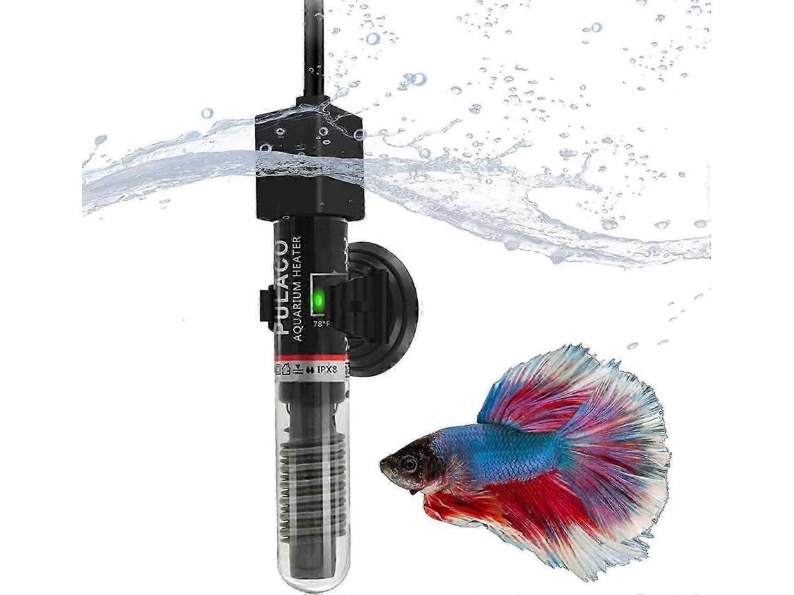 Mini Aquecedor de Aquário 25 W com Ventosas, Haste Aquecimento Anti explosão 18,5 Cm GOKOCO