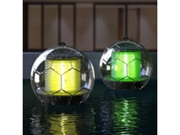 Iluminação de Piscina, Lâmpadas Solares de Bola Flutuante À Prova D‘água, Mudança de Cor, para Piscina, o Jardim, Árvores STELASPLEN (2 Peças)
