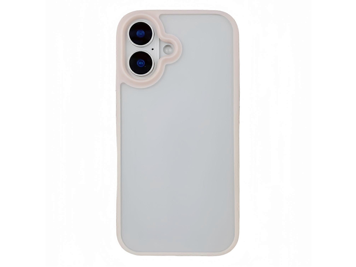 Capa Curva De Pctpu Para Iphone 16, Proteção Antiqueda, Rosa