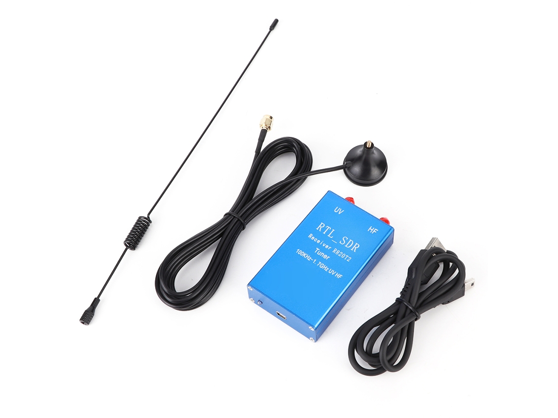Laxiscreed Rádio Rtl2832u R820t2 Receiver Kit - Banda 100khz A 1.7ghz Com Entrada De Antena Independente