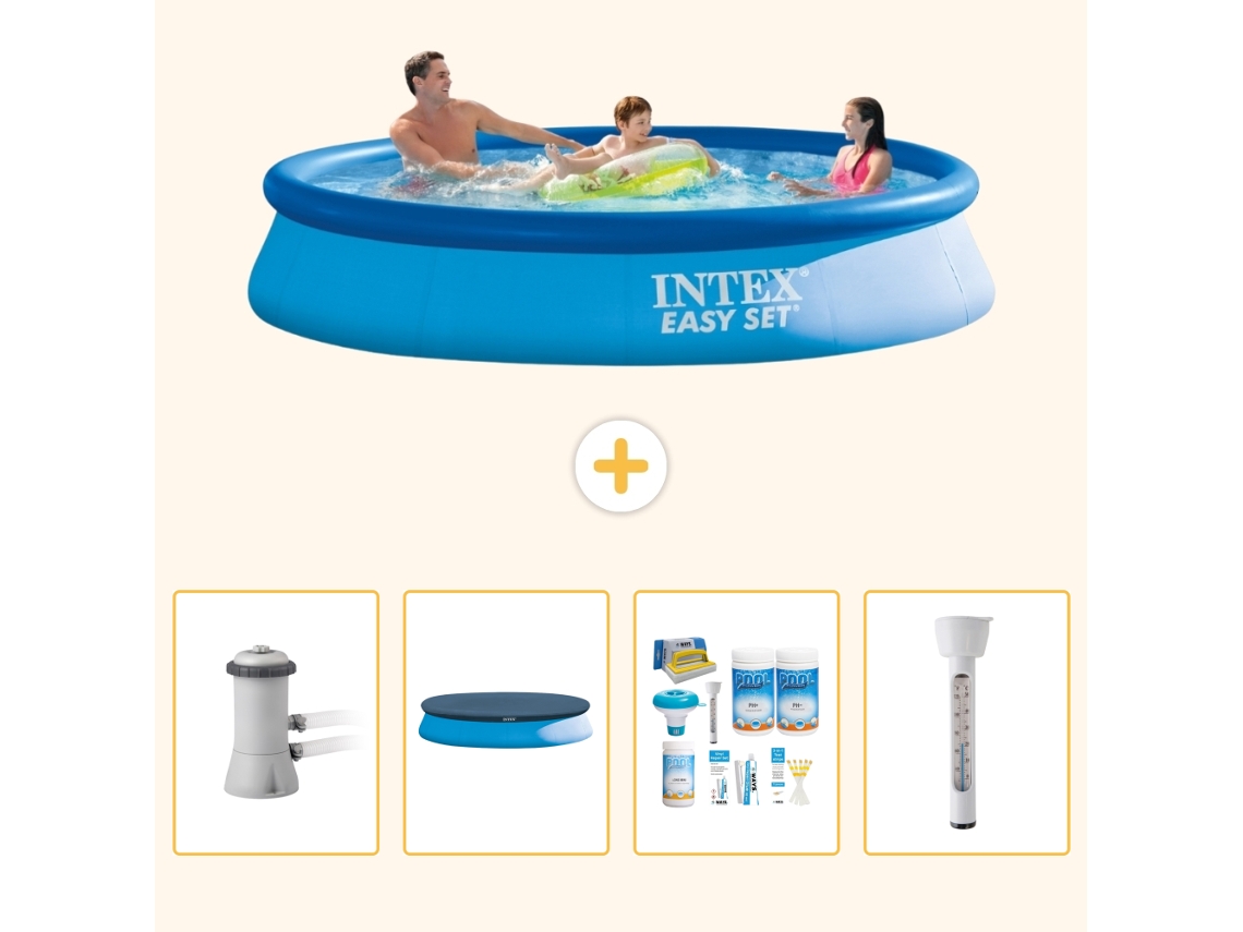 Intex Piscina Easy Set Redonda - 366x76 Cm - 5-peças S226