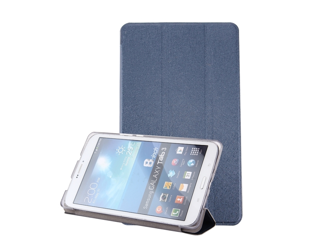 Capa‑flip Horizontal Textura Seda Halinuia Com Suporte Três Dobras Para Huawei Mediapad M3 Lite 8,0 Polegadas