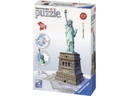 Puzzle 3D RAVENSBURGER Estátua da Liberdade NY (Idade Mínima: 12 - 108 Peças)