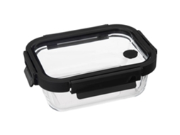 Caixa Retangular Clipheat Vidro 0 5 Litros FIVE