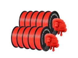 Filamento Pla, Peso De 10kg, Diâmetro De 1.75mm,pla Vermelho 10kg