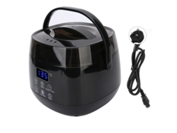 Máquina De Depilação Com Cera Mini Aquecedor De Cera Lcd 500ml Remoção De Cabelo Preto