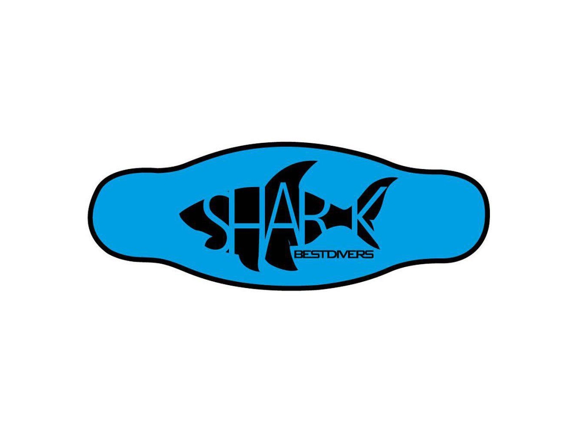 Best Divers Cyan Neoprene Mask Strap Double Layer