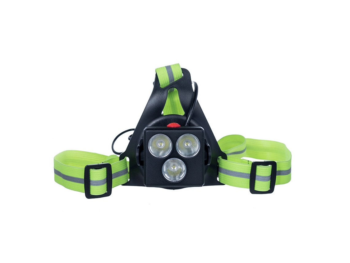 Luz de Corrida Recarregável Via Usb com Alça Refletora, 6w BRILVIBERA