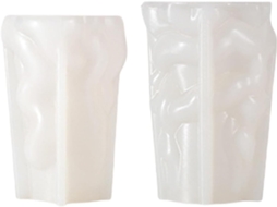 Moldes Cilíndricos De Silicone Com Formas Geométricas Irregulares Para Gesso Ornamental De Silicone.