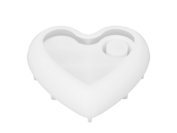 Molde De Silicone Reutilizável Em Forma De Coração Para Candelabros Diy