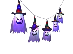 Decoração de Halloween com Chapéus de Fantasma Voadores | S/MARCA