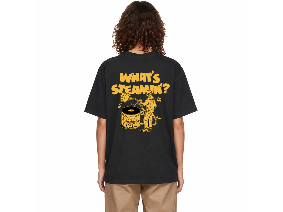 Rockinstone What's Steamin' T-shirt Unique Designer Style