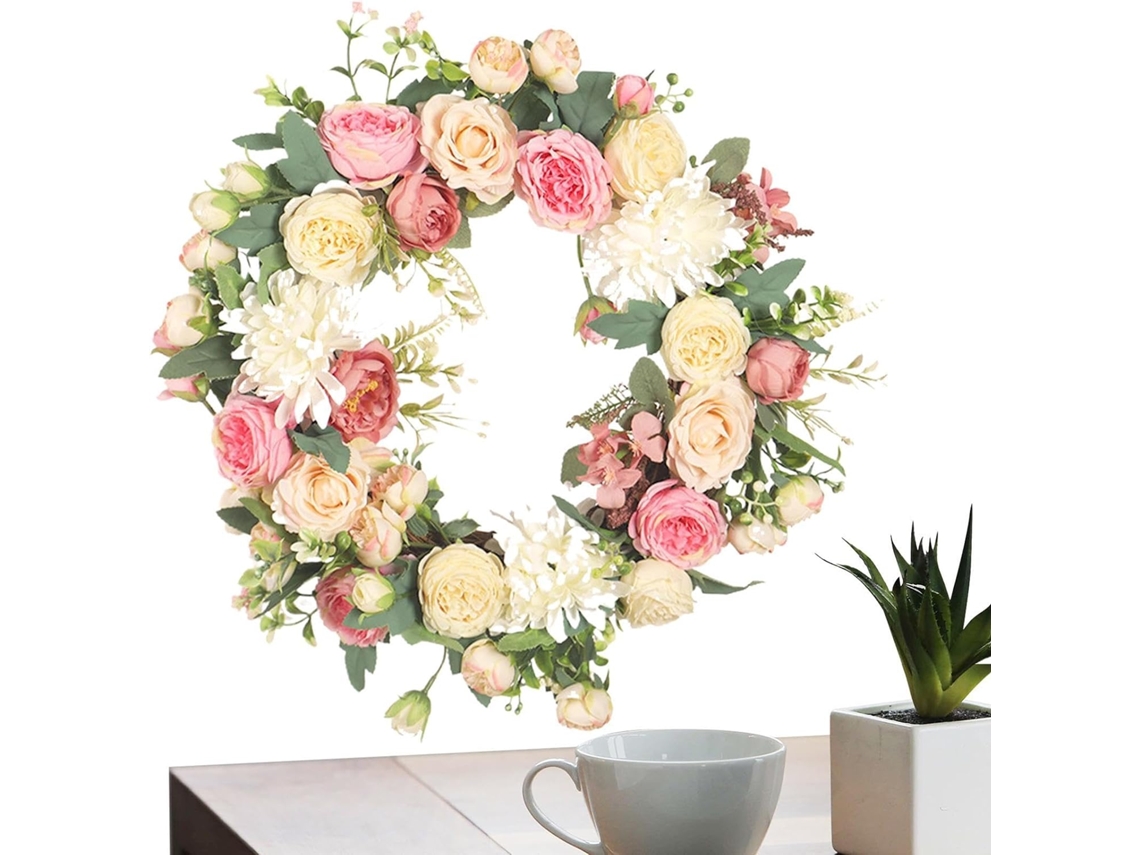 Coroas Redondas Artesanais Para O Dia Dos Namorados, Perfeitas Para Portas De Entrada |