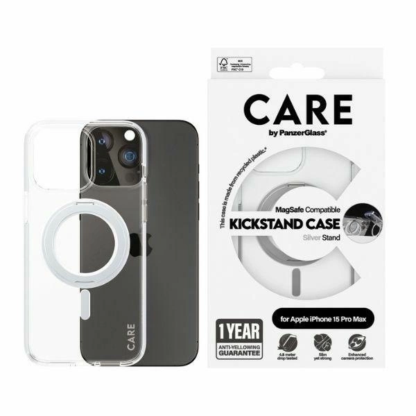 Capa PANZERGLASS Kickstand Para Iphone 15 Pro Max Com Fecho Magnético