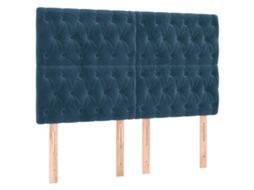 Headboard, Headboards Vidaxl Azul Veludo (144 Cm)