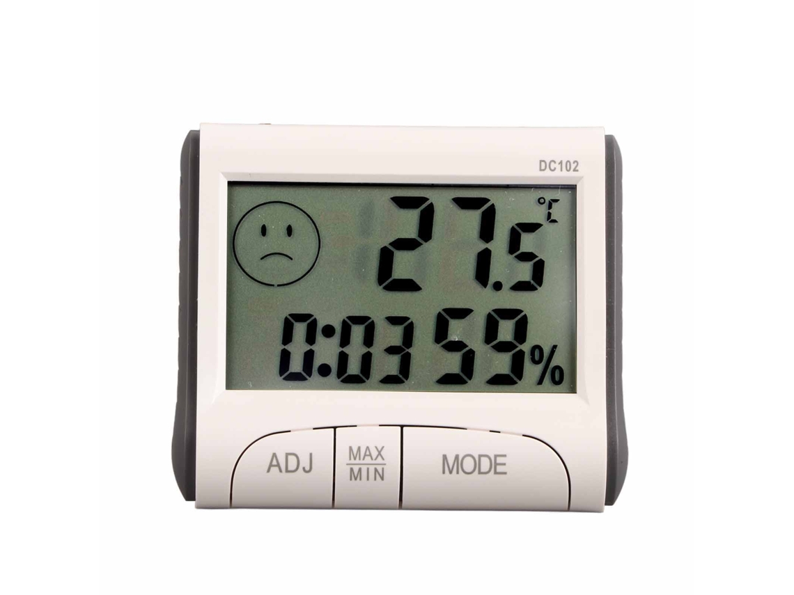 Mali termômetro Digital Lcd com Higrômetro Sem Fio para Medição de Temperatura e Umidade Indoor