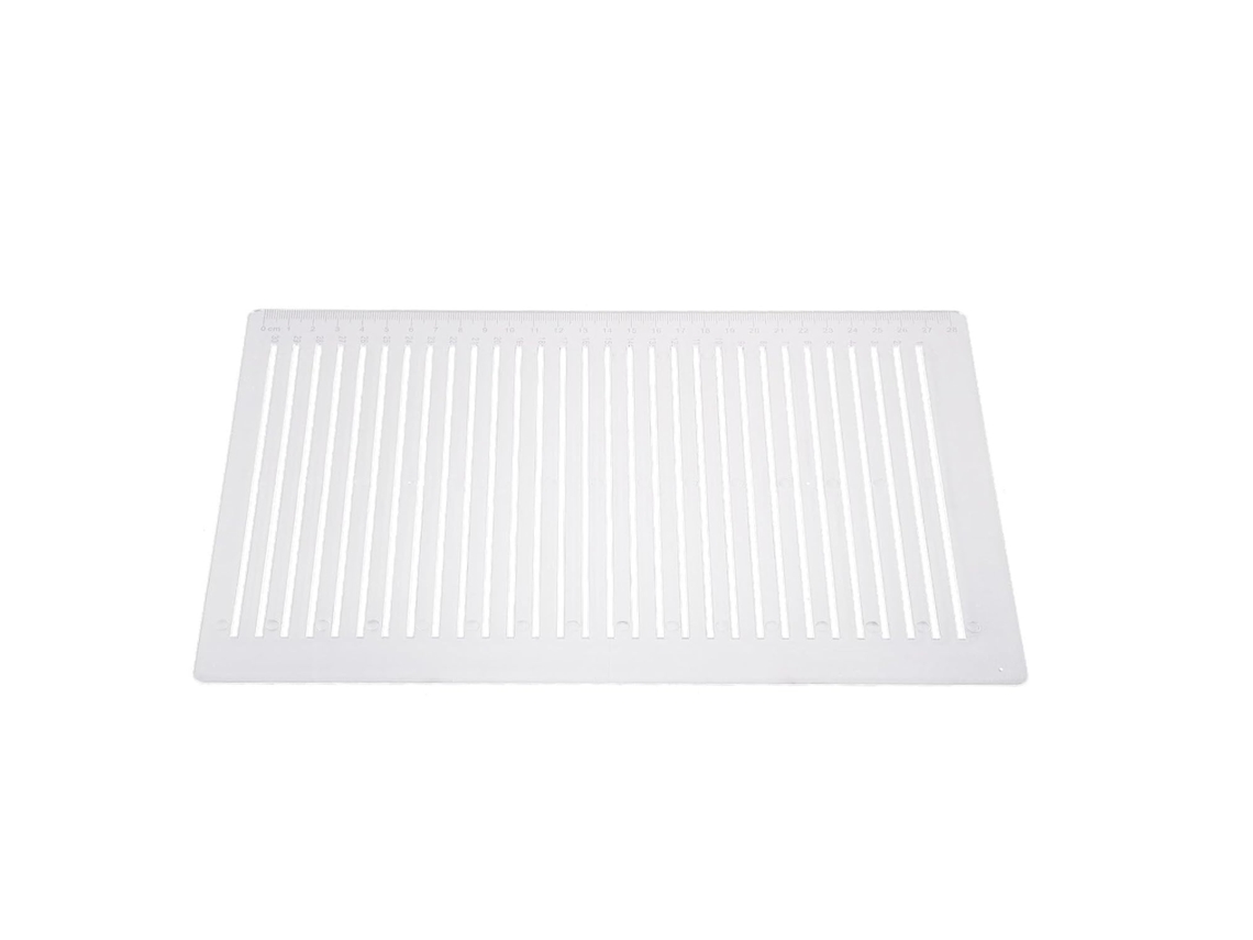 Régua de plástico flexível e durável para desenhar linhas horizontais em Provas, adequada para uso escolar e fora da mesa.