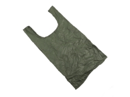 Sacola de Compras Reutilizável, Dobrável em Formato de Bolsa, Grande Capacidade, Leve, para Reciclagem, Ideal para Supermercados. Cor: Verde. GOKOCO
