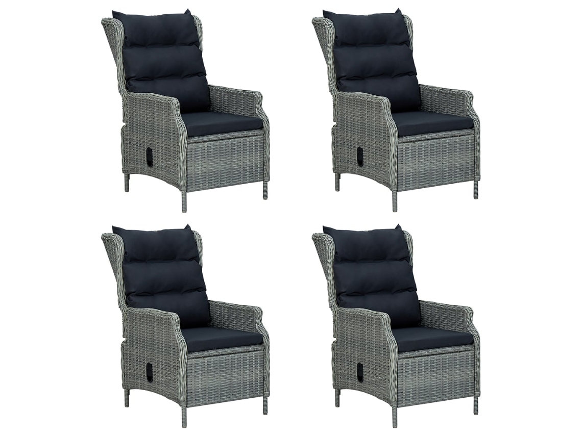 Dining Set, Dining Sets Vidaxl Cinzeto Rattan / Vime (n/a)