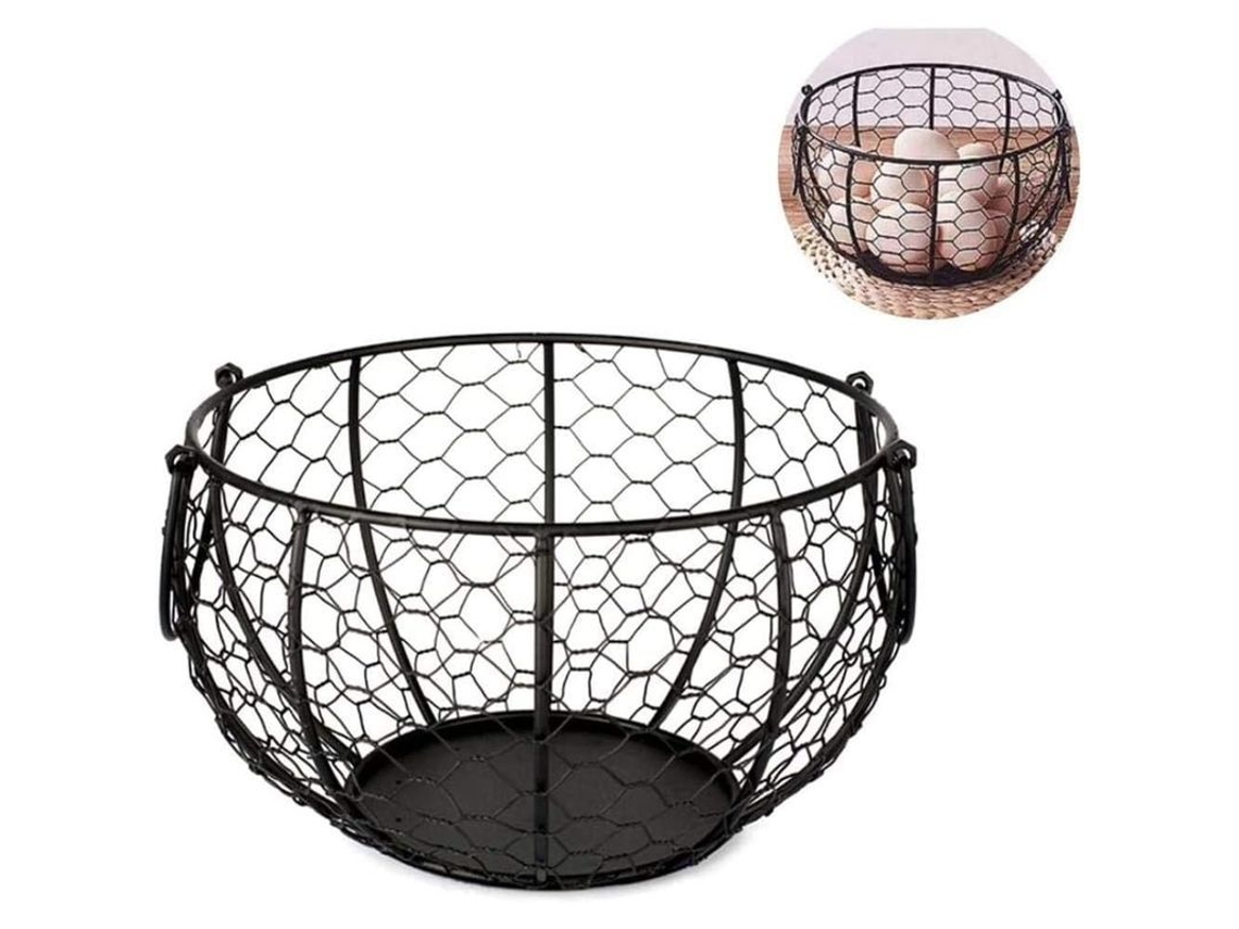 Cesta De Armazenamento Para Ovos, Frutas E Legumes, Ideal Para Casa E Cozinha